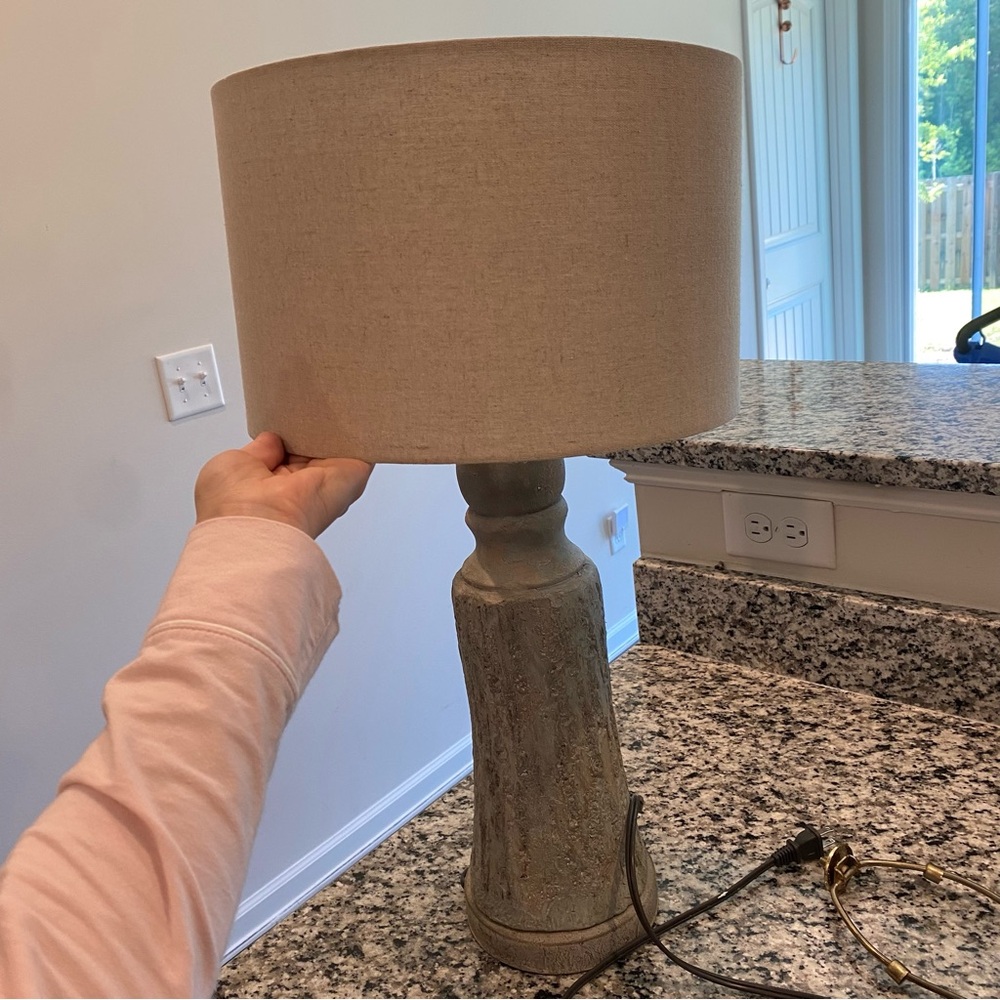Uttermost concrete Table Lamp